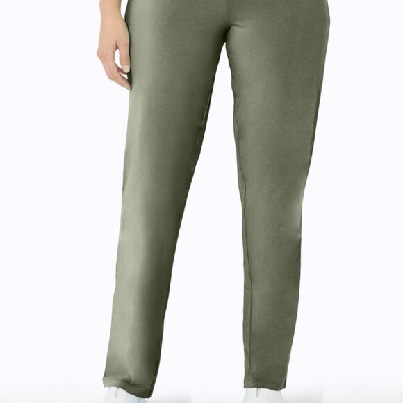 Catherines Dark Olive Suprema Pants- 3X- NWT - Picture 2 of 5